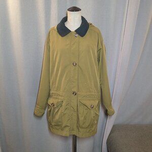Patagonia Vintage Jacket Windbreaker Yellow Coat Hood '93 Size XS